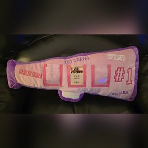 Purple and Pink Photo Frame Pillow